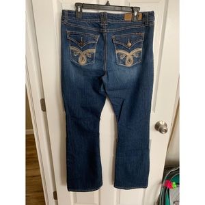 3/$20 Boot cut Seven denim Blue Jeans. Size 14.